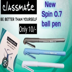 CLASSMATE SPIN 0.7 BALL PEN Blue or Black